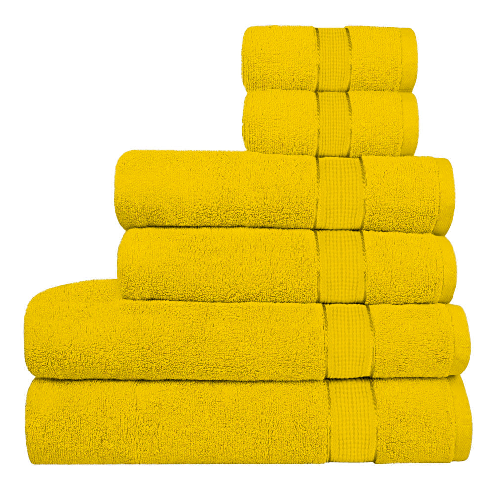 Luxury 100% Cotton 600GSM Set of 6 Towels